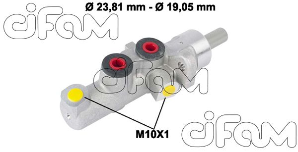 CIFAM Главный тормозной цилиндр 202-773