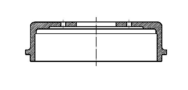 CIFAM stabdžių būgnas 700-003