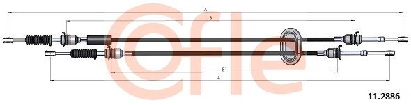 COFLE trosas, neautomatinė transmisija 11.2886