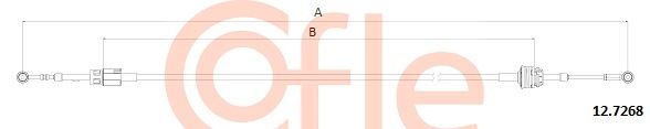 COFLE trosas, neautomatinė transmisija 12.7268