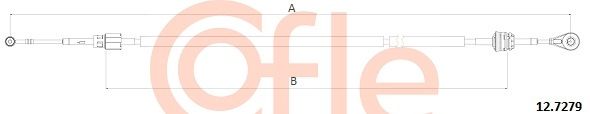 COFLE trosas, neautomatinė transmisija 12.7279