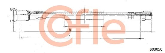 COFLE Тросик спидометра 92.S03050