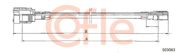 COFLE tachometro velenas S03063