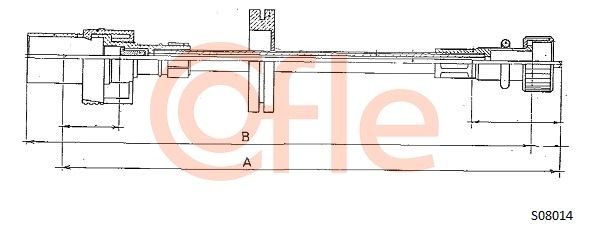 COFLE tachometro velenas S08014