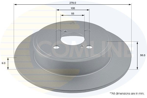 COMLINE stabdžių diskas ADC01116