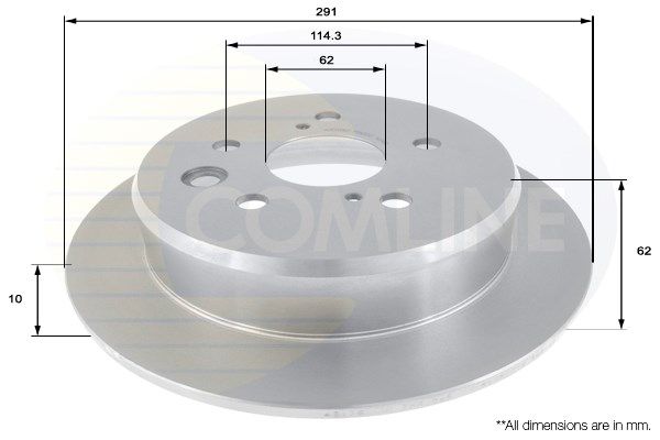 COMLINE Тормозной диск ADC01157