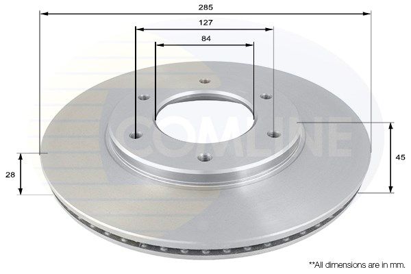 COMLINE stabdžių diskas ADC0176V