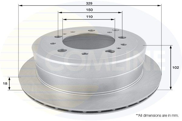 COMLINE Тормозной диск ADC0183V