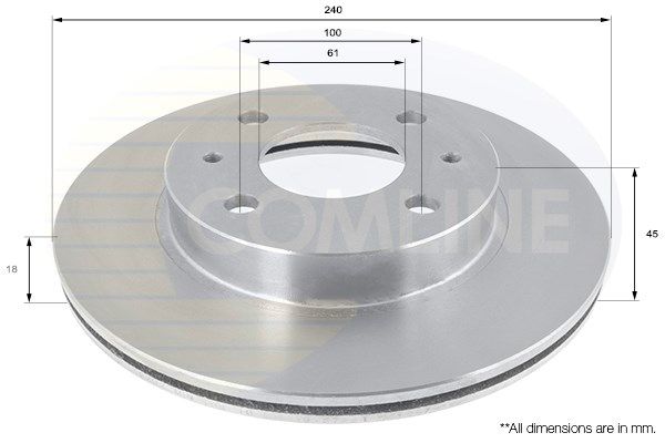 COMLINE Тормозной диск ADC0211V