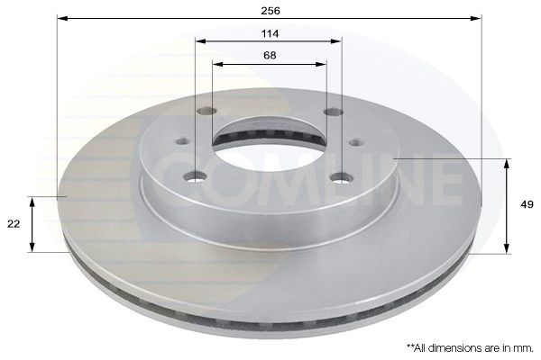 COMLINE stabdžių diskas ADC0219V