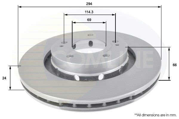 COMLINE Тормозной диск ADC0370V