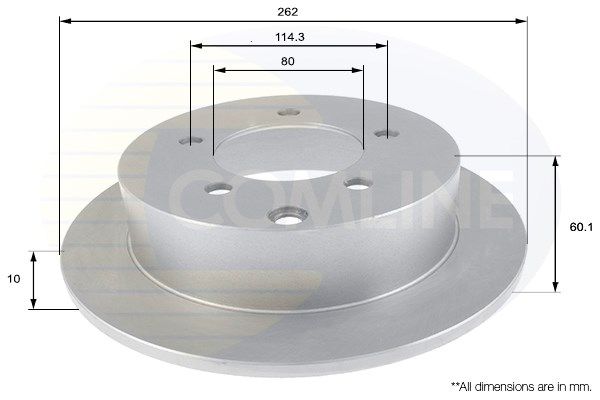 COMLINE stabdžių diskas ADC0382