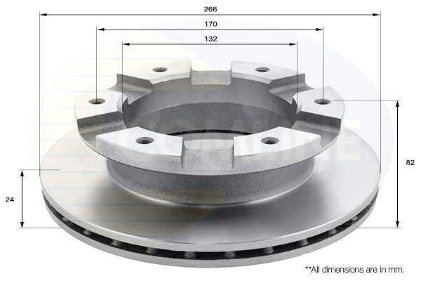 COMLINE stabdžių diskas ADC0386V