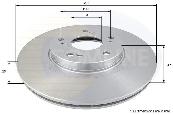 COMLINE Тормозной диск ADC0558V