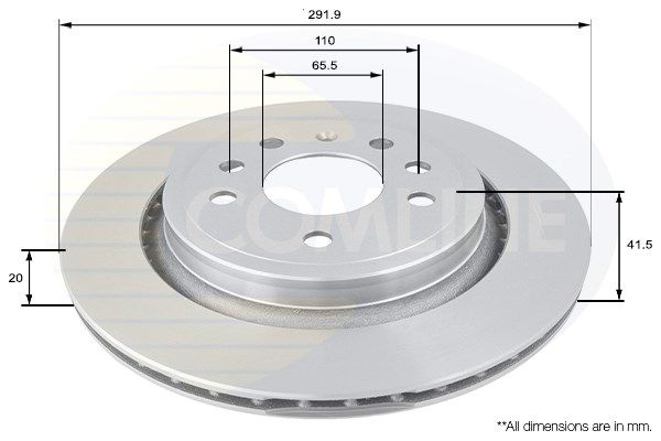 COMLINE stabdžių diskas ADC1136V