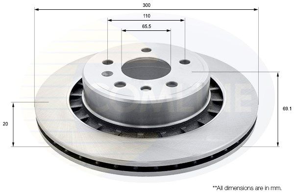 COMLINE Тормозной диск ADC1161V