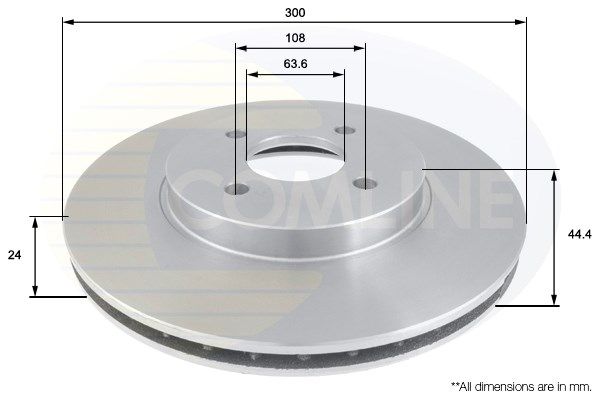 COMLINE stabdžių diskas ADC1220V