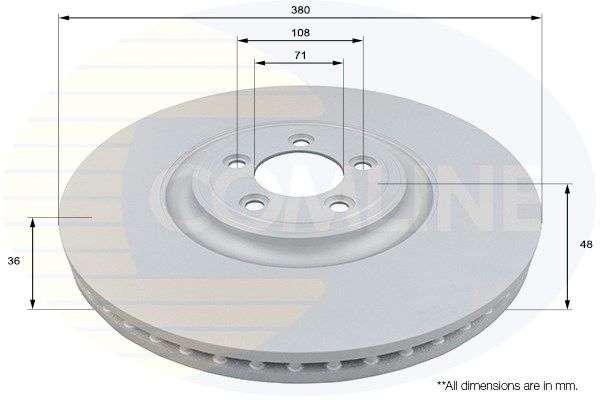 COMLINE Тормозной диск ADC1256V