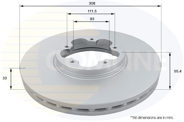 COMLINE Тормозной диск ADC1267V