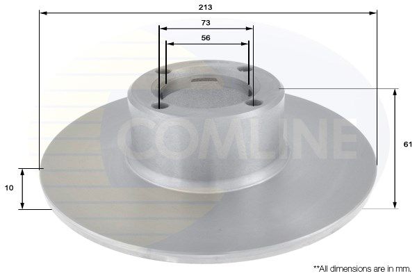 COMLINE Тормозной диск ADC1304