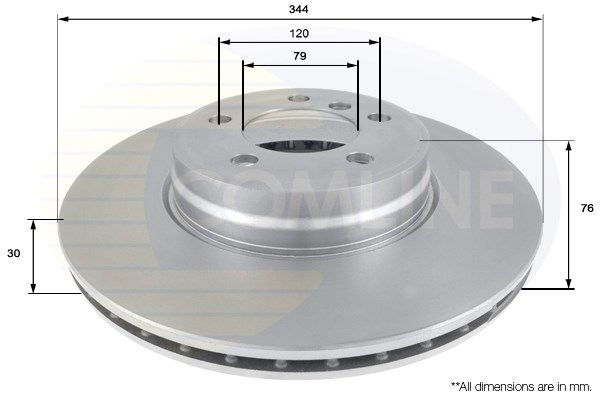 COMLINE stabdžių diskas ADC1322V