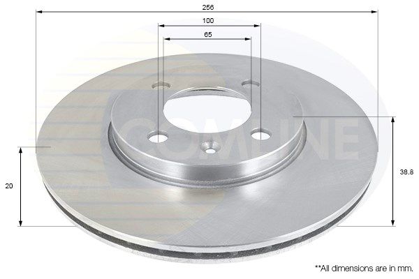 COMLINE Тормозной диск ADC1410V