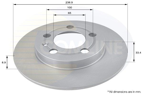 COMLINE Тормозной диск ADC1443