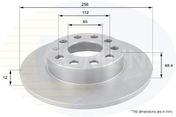 COMLINE stabdžių diskas ADC1448