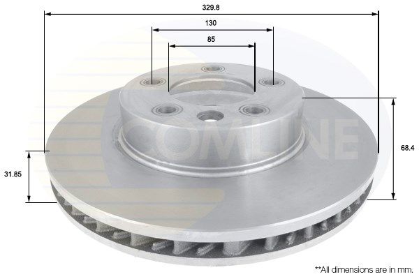 COMLINE Тормозной диск ADC1458V