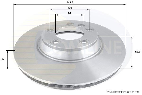 COMLINE Тормозной диск ADC1459V