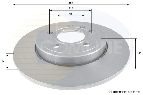 COMLINE stabdžių diskas ADC1468