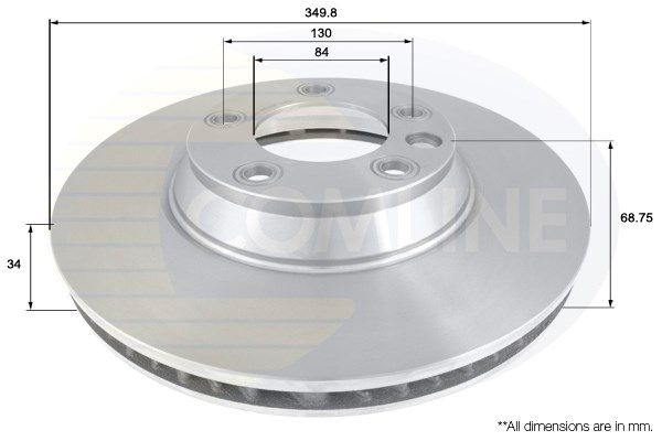 COMLINE stabdžių diskas ADC1474V