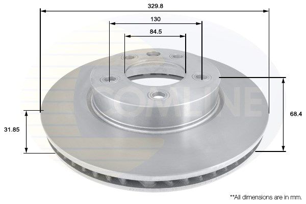 COMLINE stabdžių diskas ADC1475V