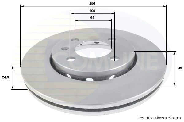 COMLINE stabdžių diskas ADC1496V