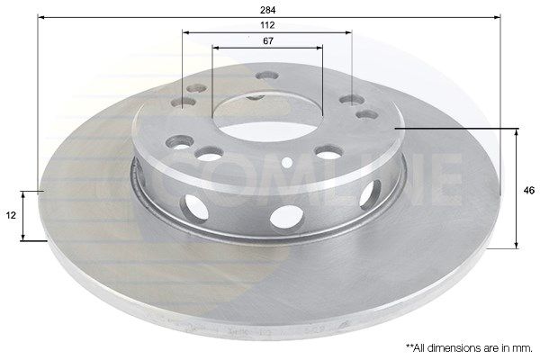 COMLINE Тормозной диск ADC1620