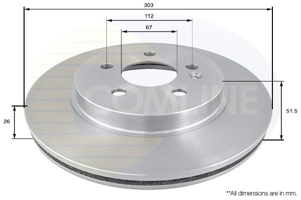 COMLINE Тормозной диск ADC1630V
