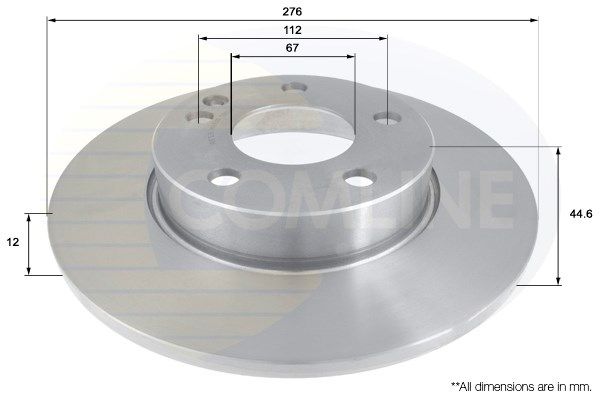 COMLINE stabdžių diskas ADC1638