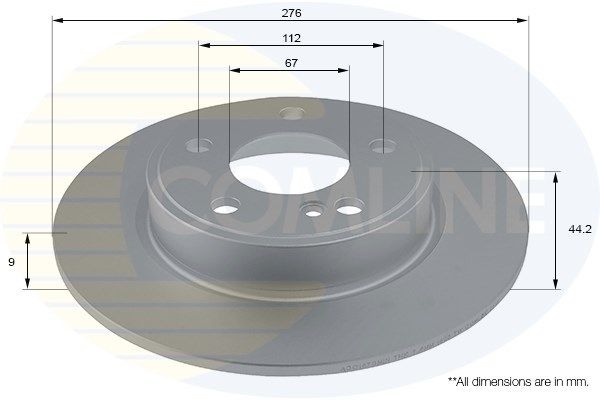 COMLINE stabdžių diskas ADC1670