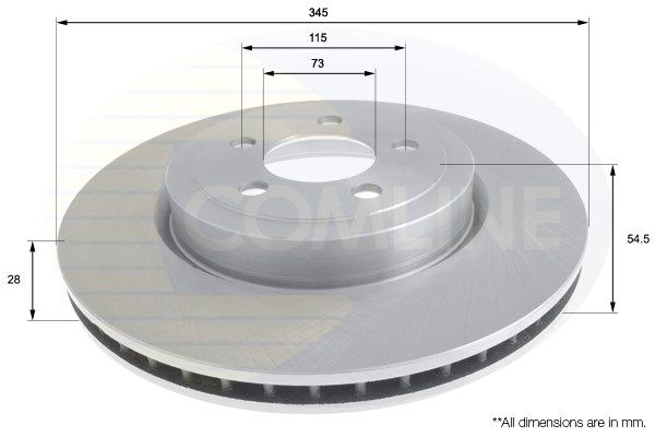 COMLINE Тормозной диск ADC2319V