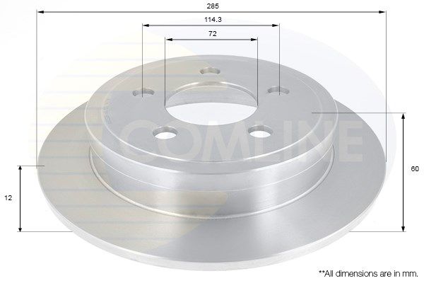 COMLINE Тормозной диск ADC2326