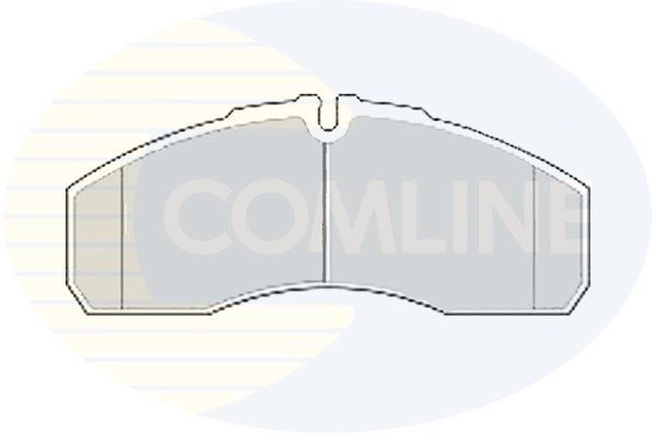COMLINE stabdžių trinkelių rinkinys, diskinis stabdys CBP01173