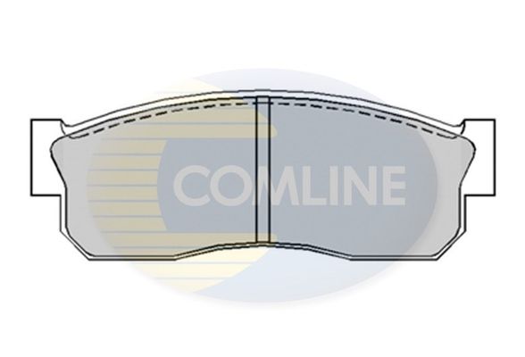 COMLINE stabdžių trinkelių rinkinys, diskinis stabdys CBP0207