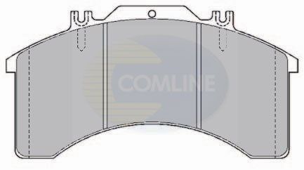 COMLINE Комплект тормозных колодок, дисковый тормоз CBP9016
