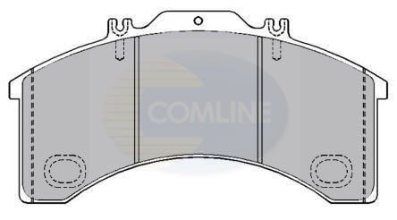 COMLINE stabdžių trinkelių rinkinys, diskinis stabdys CBP9017