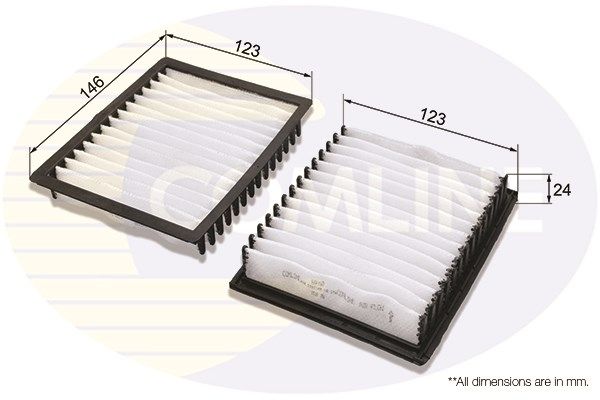 COMLINE filtras, salono oras EKF138