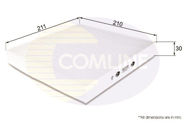 COMLINE filtras, salono oras EKF149