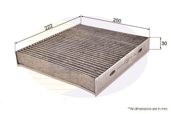 COMLINE Фильтр, воздух во внутренном пространстве EKF206A