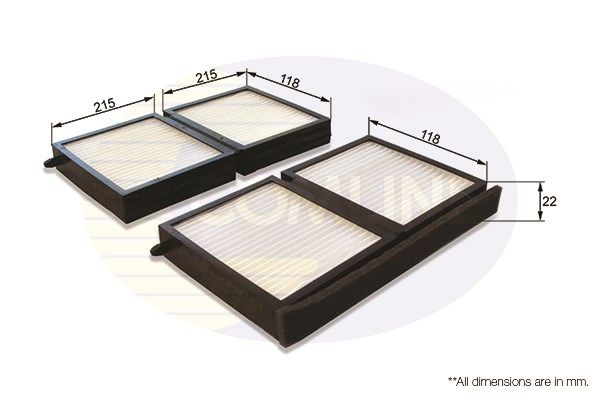 COMLINE filtras, salono oras EKF258