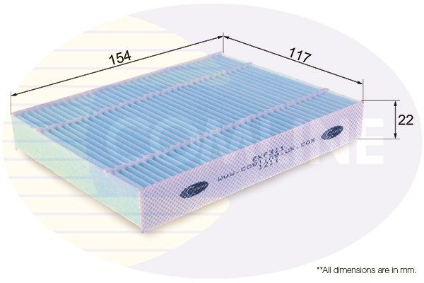 COMLINE filtras, salono oras EKF311