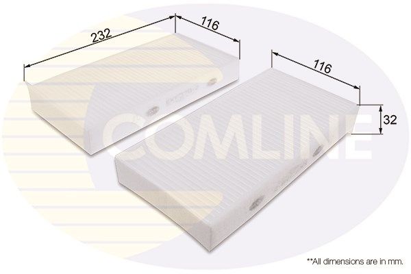 COMLINE filtras, salono oras EKF379-2